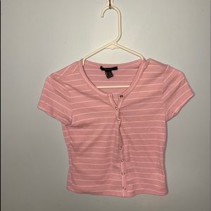 Forever 21 Pink Crop Top